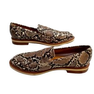 Bandolino Womens Tan Snake Loafer - Size 10M